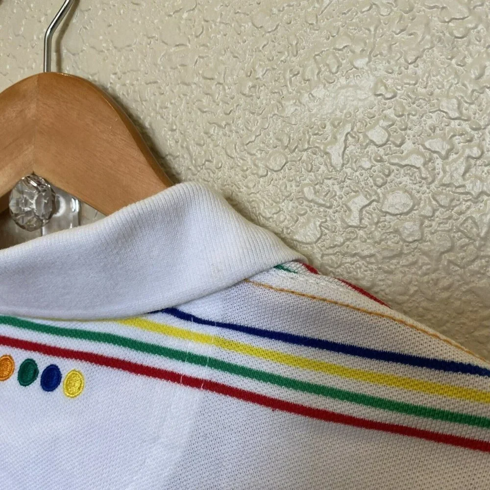kids coogi longsleeve shirt Collared Polo Style Layered Look‎ Sleeves Rainbow 7
